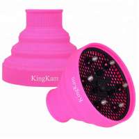 Silicone foldable universal portable collapsing attachment large hand curls natural Hair dryer diffuser